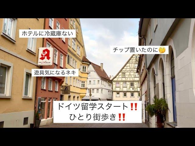 ドイツ到着‼️ひとりさんぽ My Germany life started 