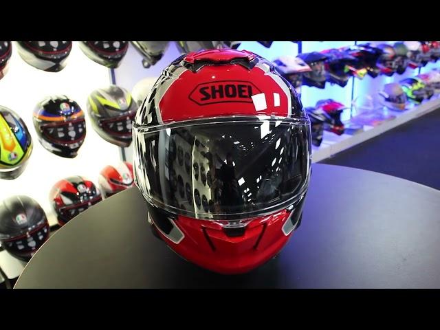 Shoei GT Air 3 Realm TC1 Helmet (Black|Red)