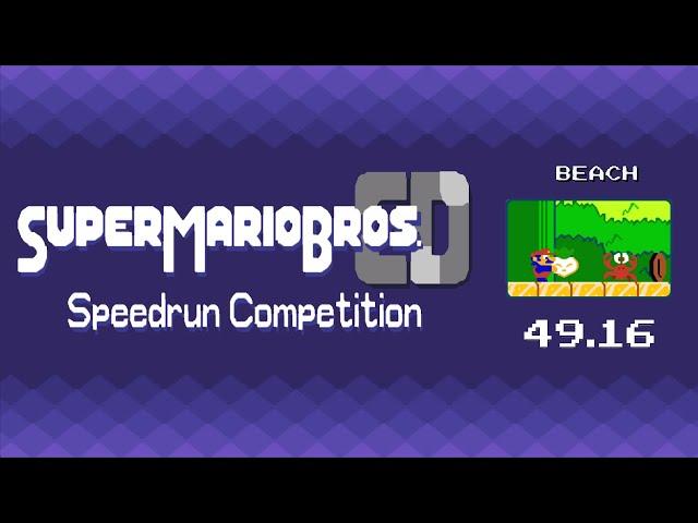 Super Mario Bros. CD Speedrun - Beach 49.16