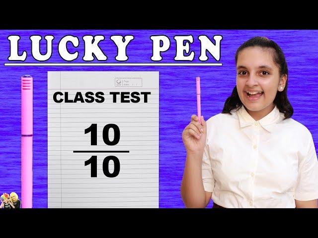 LUCKY PEN | Moral Story Funny Types of Students after exams | Aayu and Pihu Show