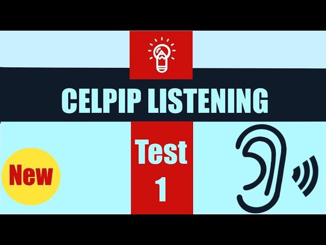 1.0. Free Online CELPIP Listening Mock Sample Practice Test