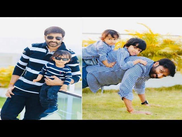 Hero Gopichand Father's day Celebrations with his Kids | Virat | Creative Gallery | Tollywood Hero