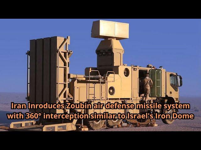 Iran Inroduces Zoubin air defense missile system with 360° interception similar to Israel's Iron Dom