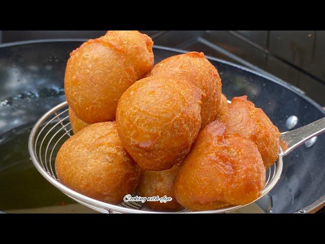 HOW TO MAKE AUTHENTIC GHANA PUFF PUFF | Puff Puff Recipe | Ingredients for Puff Puff | Boflot Recipe