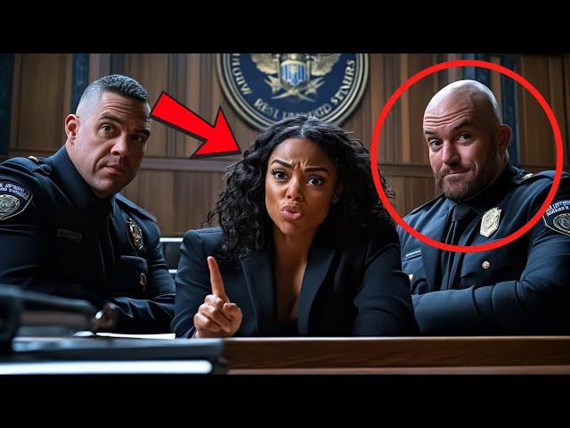 Cops Bribe Judge to Frame Black Woman – Shocked to Learn She's Their New Boss in Court!