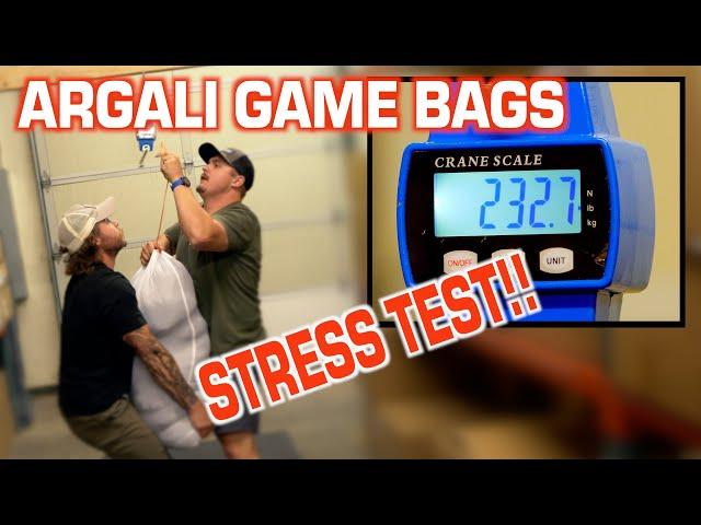 ARGALI GAME BAGS - STRESS TEST WITH WEIGHT