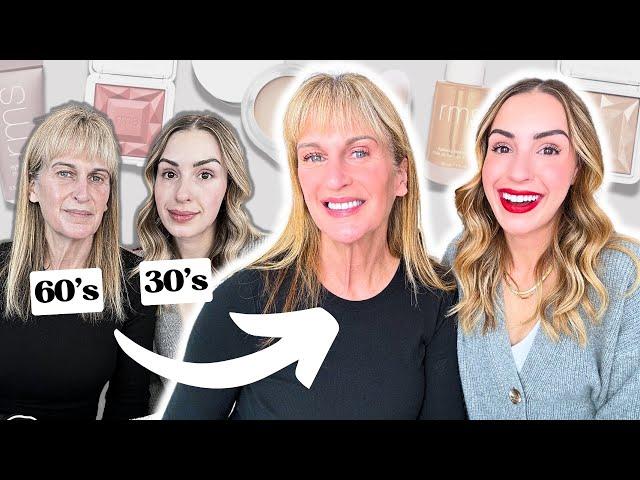 BEST EVERYDAY MAKEUP: 60s vs 30s  Mature skin friendly tutorial w/ RMS Beauty