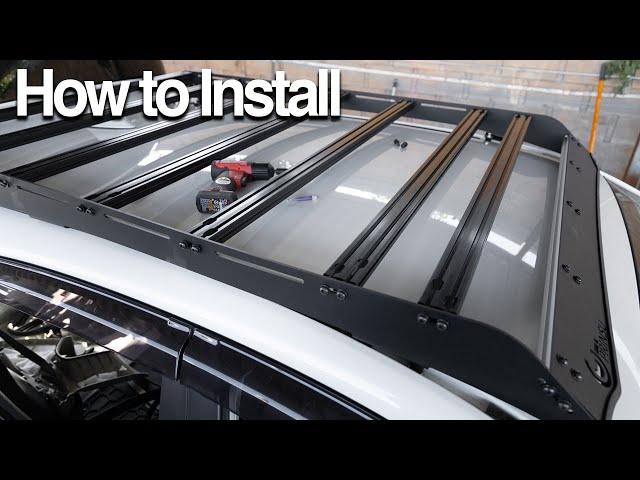 How to install Prinsu Roof Rack on a Subaru Crosstrek