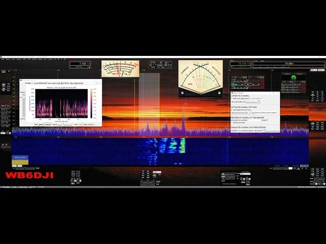 Hermes-Lite 2 SDR HF Transceiver with Artifical Intelligence AI RM Noise Removal WB6DJI