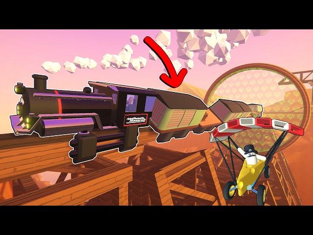 Riding A Chaotic Train In Zeepkist! w/ A SHORTCUT Hunt!