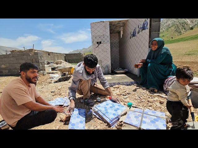 A Great Day in Ali's Nomadic Family: Building a Toilet