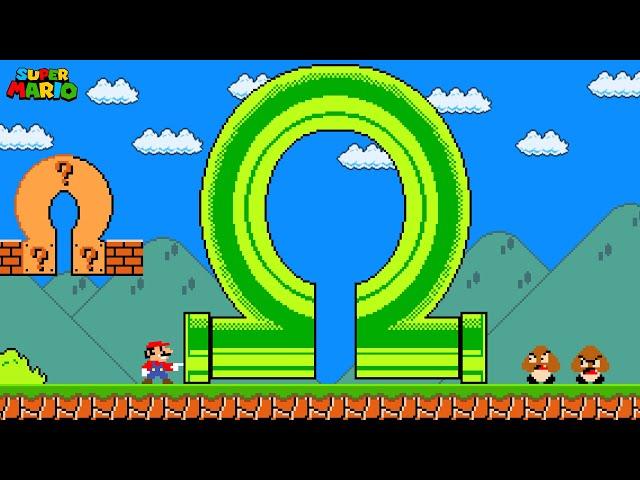 Super Mario Bros., but Everything Mario Touches Turns into OMEGA