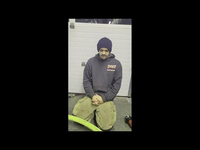 Training - Fire hose with air