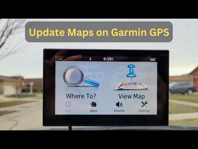 How to Update Garmin GPS Maps 2025