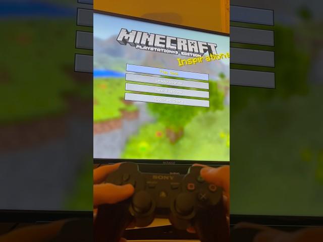 Minecraft on PS3 ️