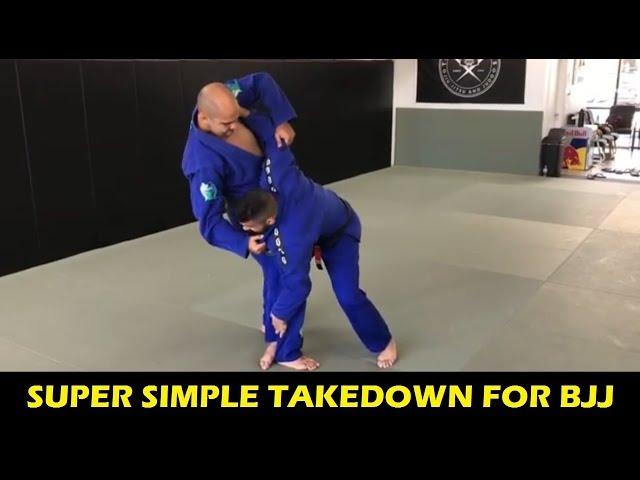 Super Simple Takedown For BJJ by Thiago Ximenes