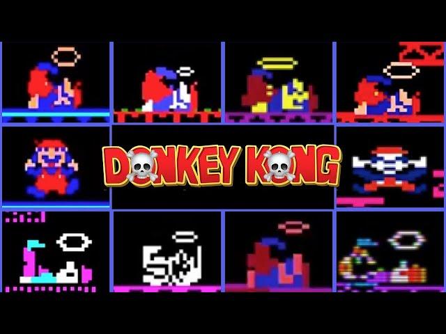 Evolution of Mario's DEATH Animation in Donkey Kong|Shocking Differences