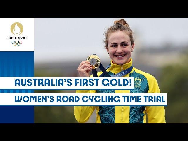 Australia's FIRST Gold Medal! | Road Cycling Women's Time Trial | #Paris2024 highlights