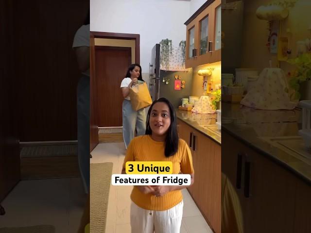 3 Unique Fridge Features #shorts #youtubeshorts #fridge #fridgeorganization #refrigerator #kitchen