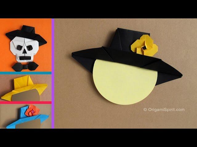 How to Fold an Origami Hat for Halloween - Sombrero Mexicano