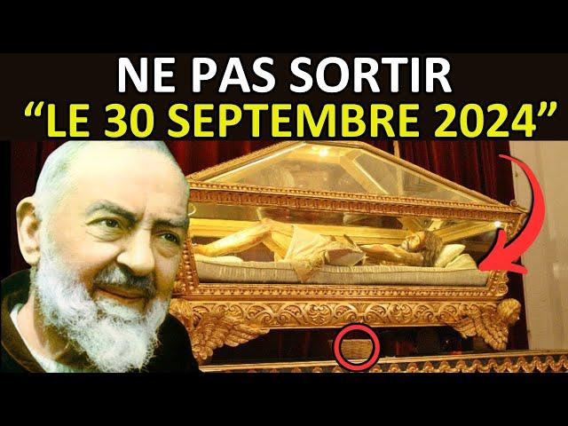 Padre Pio a Reçu ce Message de Jésus Juste Avant de Mourir