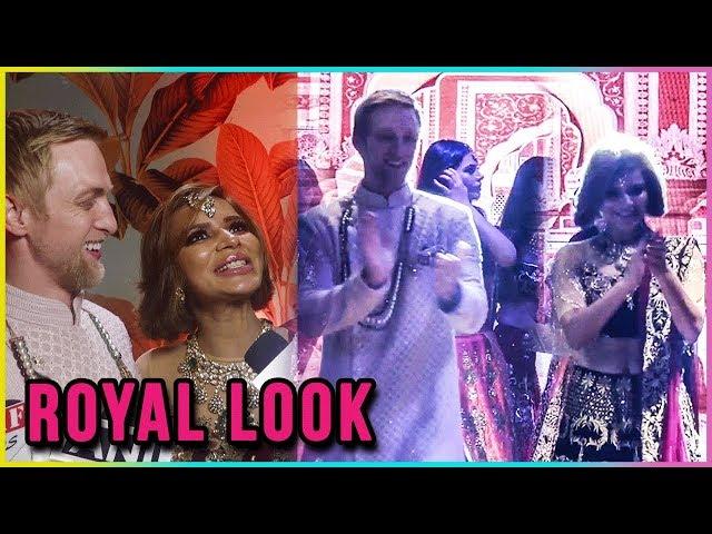 Aashka Goradia And Brent Goble's ROYAL LOOK At The RAMP | TellyMasala