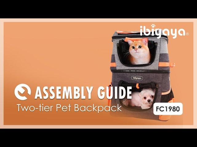 Assembly Guide | FC1980 Two-Tier Pet Backpack_ Assembly Guide | IBIYAYA