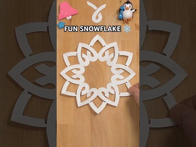 HOW TO MAKE FUN SNOWFLAKE TUTORIAL | DIY FUN SNOWFLAKE STEP BY STEP PAPERCRAFT INCL ART
