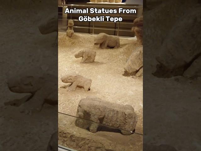 11,000-Year-Old Animal Statues from #Göbeklitepe!