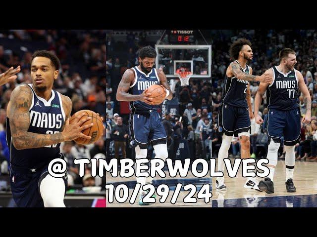 Dallas Mavericks Team Highlights vs the Timberwolves (10.29.2024)