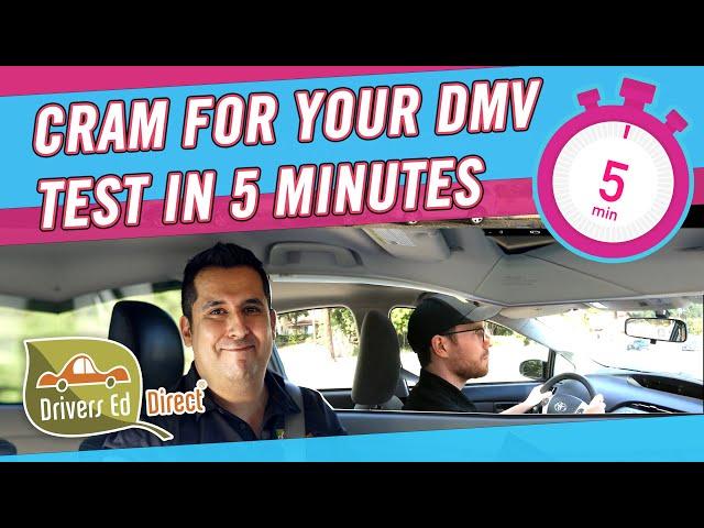 Drivers License Test • DMV Test in 5 Minutes. Fastest Free Guide for Passing the CA DMV Drive Test