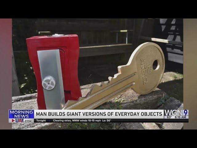 UK Man Builds Extra Large Versions of Everyday Objects