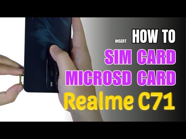 How to Install a SIM Card to Realme C71