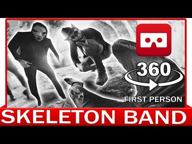 360° VR VIDEO - SKELETON BAND - HORROR VIRTUAL REALITY 3D