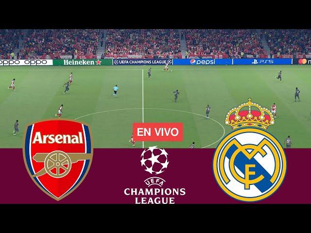 [EN VIVO] Arsenal vs Real Madrid. UEFA Champions League 24/25 Partido Completo-Videojuego