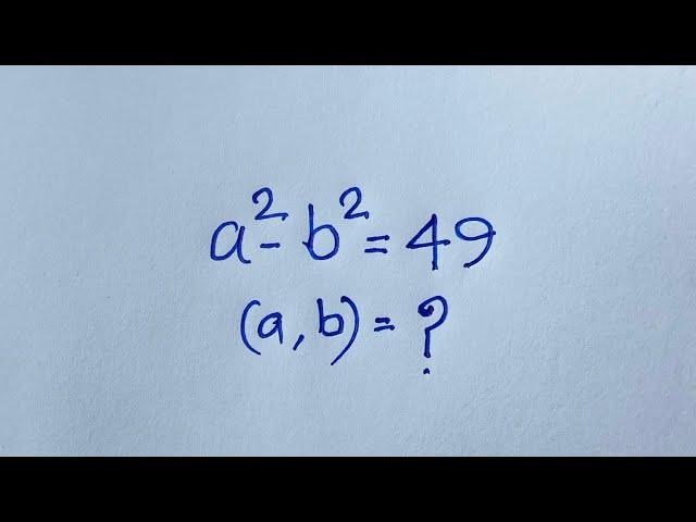 Germany | Can you solve? | A Nice math olympiad algebra problem (a,b)=?