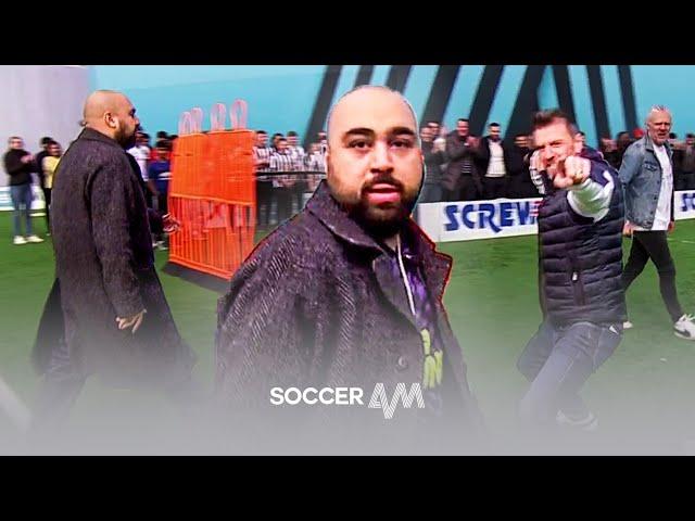 Chabuddy G's GOAT top bins effort!  | Lee Sharpe and Asim Chaudhry | Soccer AM Pro AM