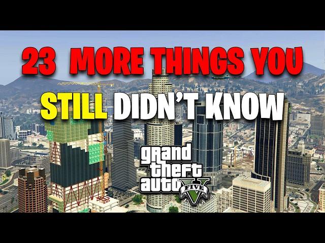 Even More Stuff You Didn't Know About GTA 5