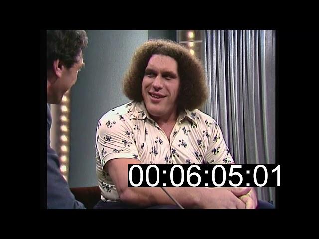 Rare Andre the Giant 70s tv interview