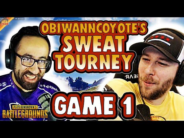 ObiWannCoyote's SWEAT TOURNAMENT: Game 1 - chocoTaco PUBG Gameplay