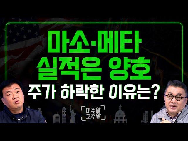 마소, 메타 실적은 양호, 주가 하락한 이유는?｜미주알GO주알 (24.10.31)