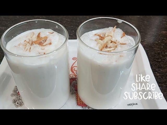 KHAS KHAS BADAAM Milkshake | खसखस बादाम मिल्कशेक | Poppy Seed Almond MILKSHAKE Recipe