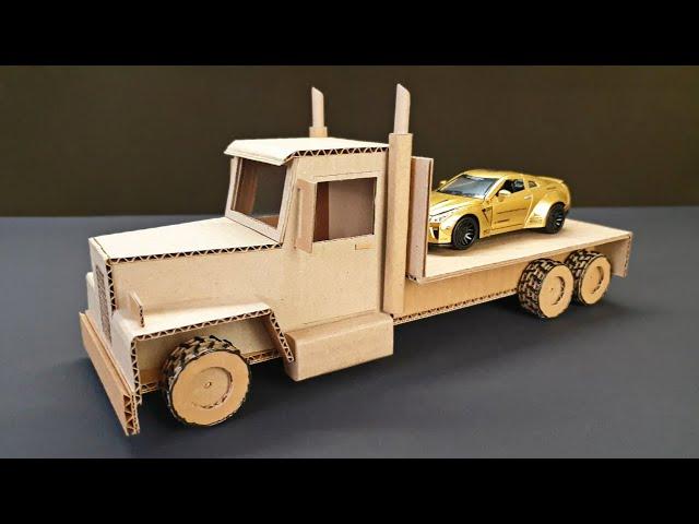 Cardboard Truck | Making a Truck from Cardboard | DIY