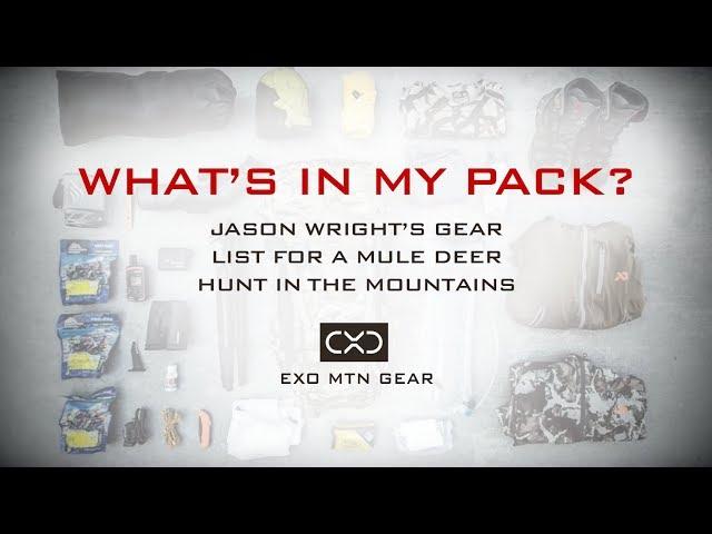 What's In My Pack? — Jason Wright's Gear for Mule Deer Hunting in the Mountains