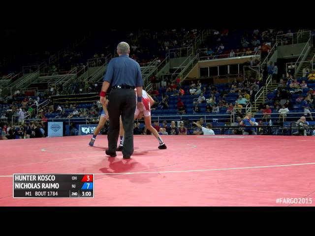 120 Quarterfinal - Nicholas Raimo (New Jersey) vs. Hunter Kosco (Ohio)
