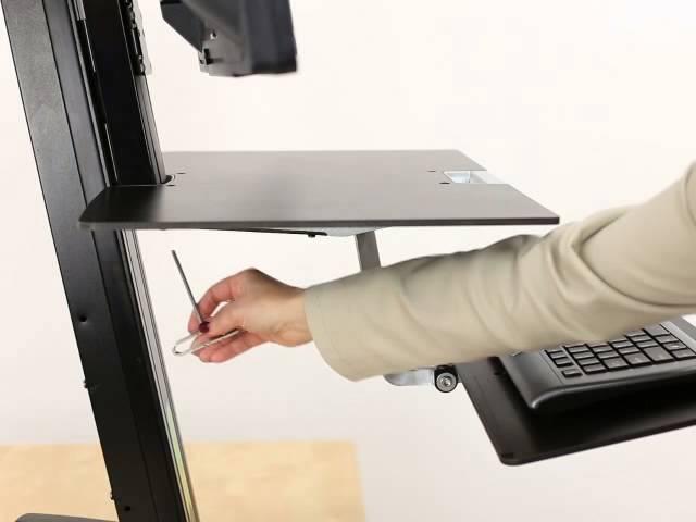 Ergotron WorkFit-S: How to Adjust