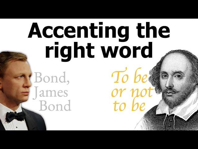 English Intonation: Deaccenting