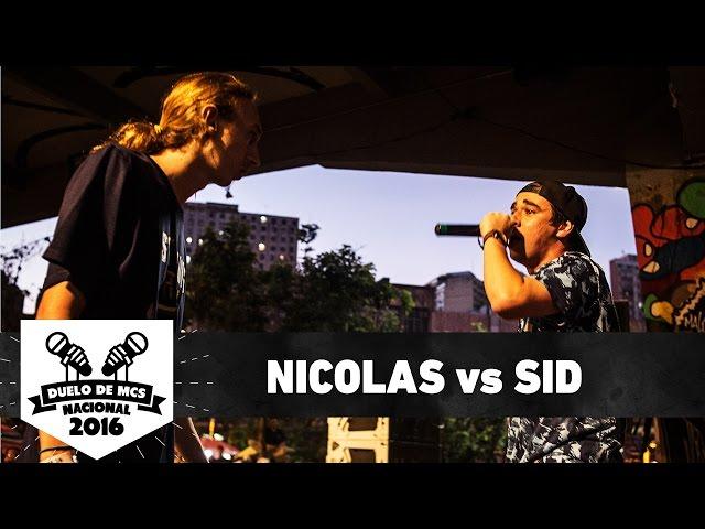 Nicolas (RS) vs Sid (DF) (Semifinal) - Duelo de MCS Nacional 2016 - 20/11/16