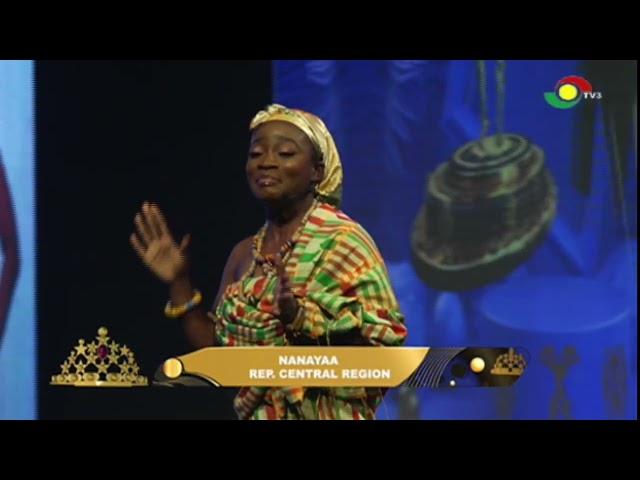 NanaYaa shows off the beautiful side of the Central Region #gmb2023