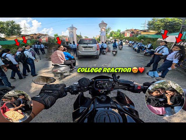 First Day in College With Kawasaki z900  | Public Reaction on Superbike